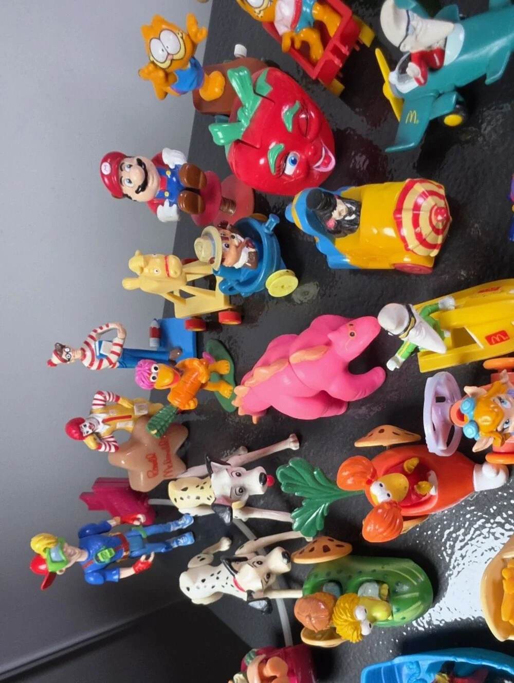 Vintage Fast Food Promotional And Cartoon Character Toys 56 Pieces